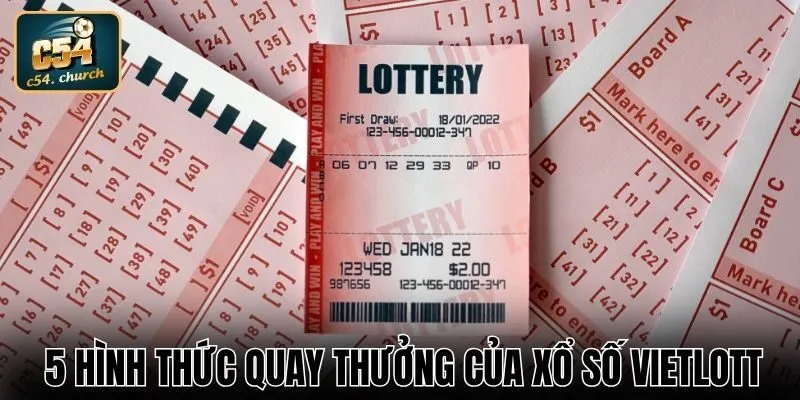 5 hình thức quay thưởng của xổ số Vietlott