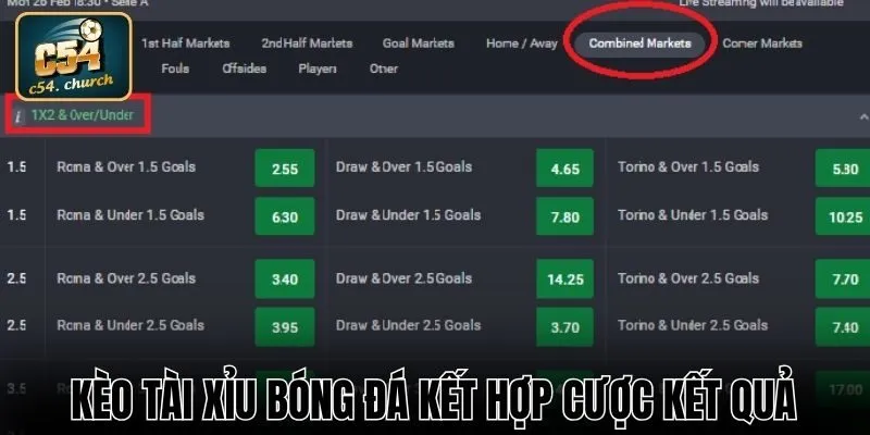 Cách cá độ bóng đá tài xỉu